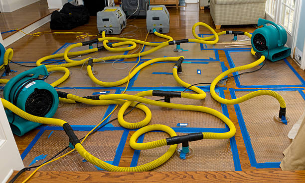 Professional Flood Damage Restoration technician working in Sarah Ann, WV